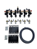 Kit Bicos de Pulverização no Sulco para 6 Linhas