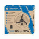 Ventilador de Parede Profissional New 60cm Preto Ventisol