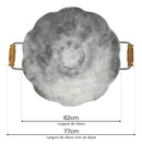 Tacho de Arado 62cm Original em Aço de Carbono