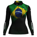 Camisa P Agro Feminina Brk Brasil com Proteção Solar UV50+