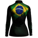 Camisa P Agro Feminina Brk Brasil com Proteção Solar UV50+