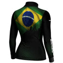 Camisa P Agro Feminina Brk Brasil com Proteção Solar UV50+